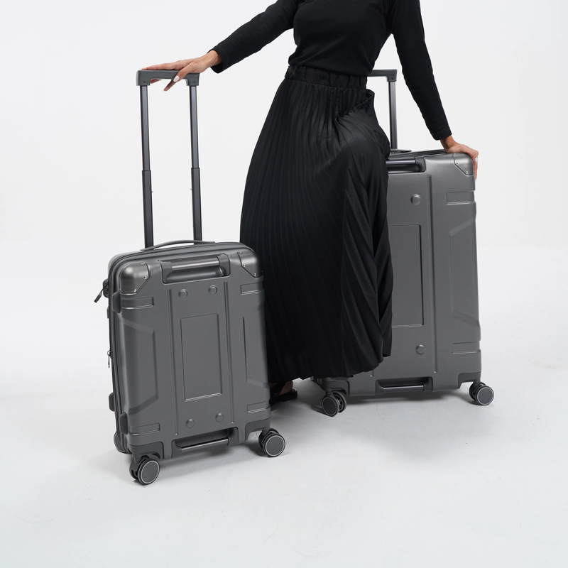 مجموعه 3 عددی چمدان رزمری مدل Rose Merry RL-204-3J_Grey 