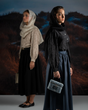 بلوز میدی زنانه وال ژاکارد 304450 Rose Merry-مشکی