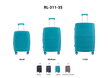 مجموعه 3 عددی چمدان رزمری مدل Rose Merry RL-311-3s_Green
