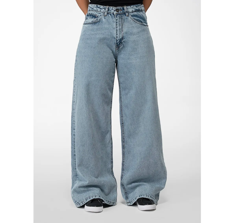 شلوار جین واید لگ قد ١١٠ زنانه CL3203