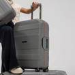 چمدان سایز متوسط مدل Rose Merry RL-201-3z-Medium_Grey