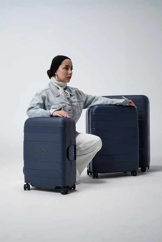 مجموعه 3 عددی چمدان رزمری مدل Rose Merry RL-201-3z_Blue