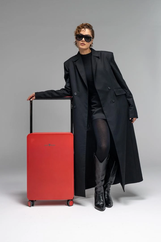 چمدان سایز بزرگ رزمری مدل Rose Merry RL-601-2p-Large_red