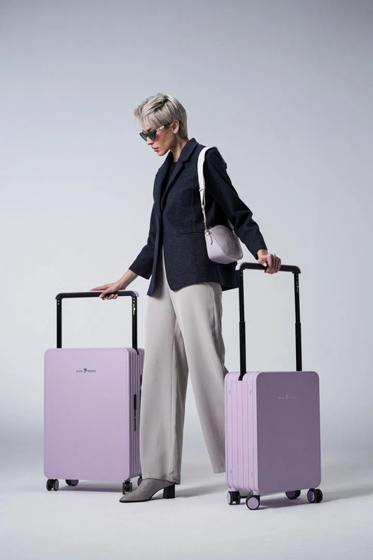 مجموعه 2 عددی چمدان رزمری مدل Rose Merry RL-601-2p-lavender 