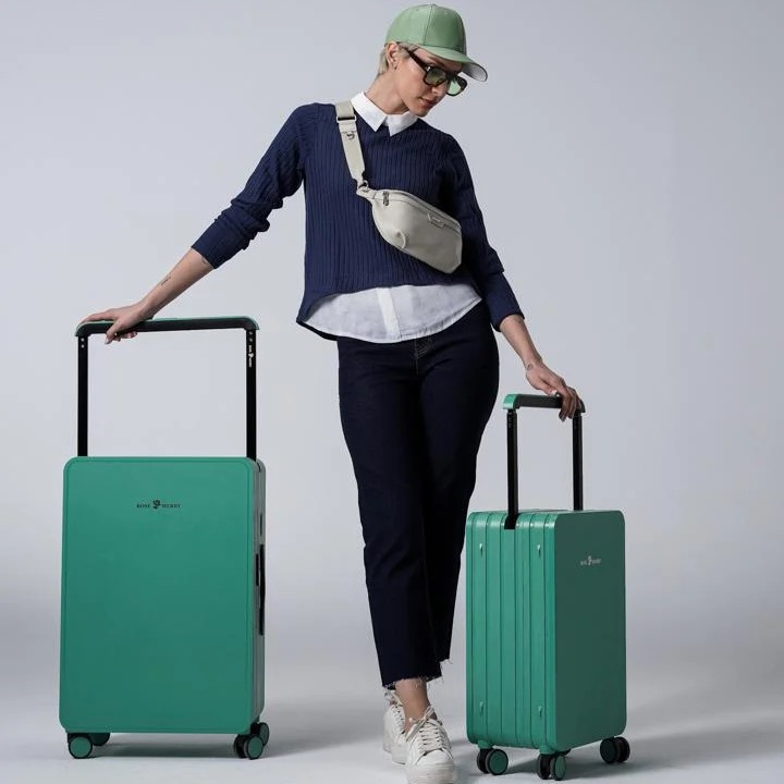 مجموعه 2 عددی چمدان رزمری مدل Rose Merry RL-601-2p-Green