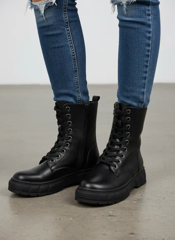 نیم بوت زنانه رزمری مدل Rosse merry Flat Ankle Boots SH5903