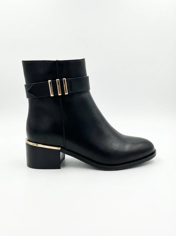 نیم بوت زنانه رزمری مدل Rosse merry Flat Ankle Boots SH6099