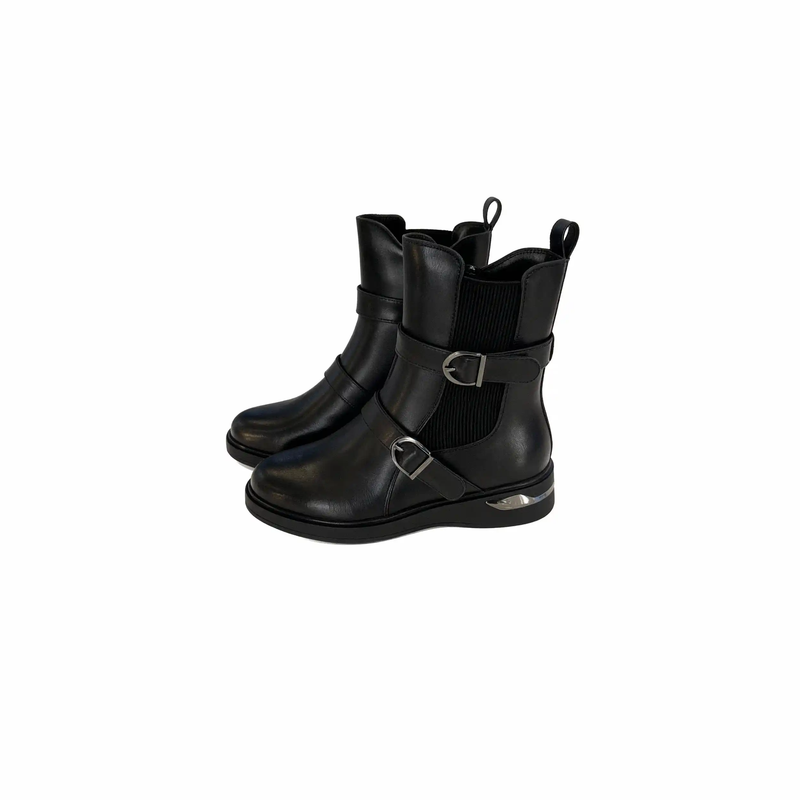 نیم بوت زنانه رزمری مدل Rosse merry Flat Ankle Boots SH6105