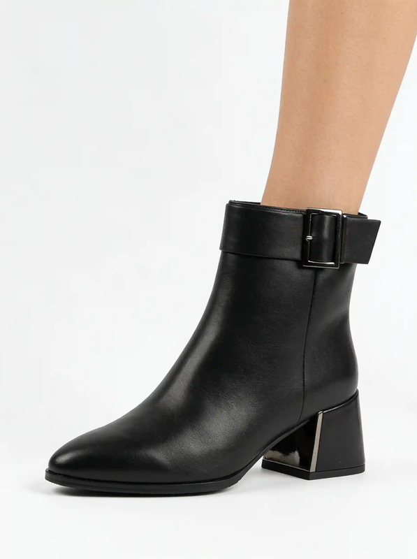 نیم بوت زنانه رزمری مدل Rosse merry Flat Ankle Boots SH6101