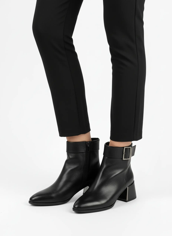 نیم بوت زنانه رزمری مدل Rosse merry Flat Ankle Boots SH6101