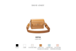 کیف دوشی زنانه دیوید جونز مدل David Jones CM7524