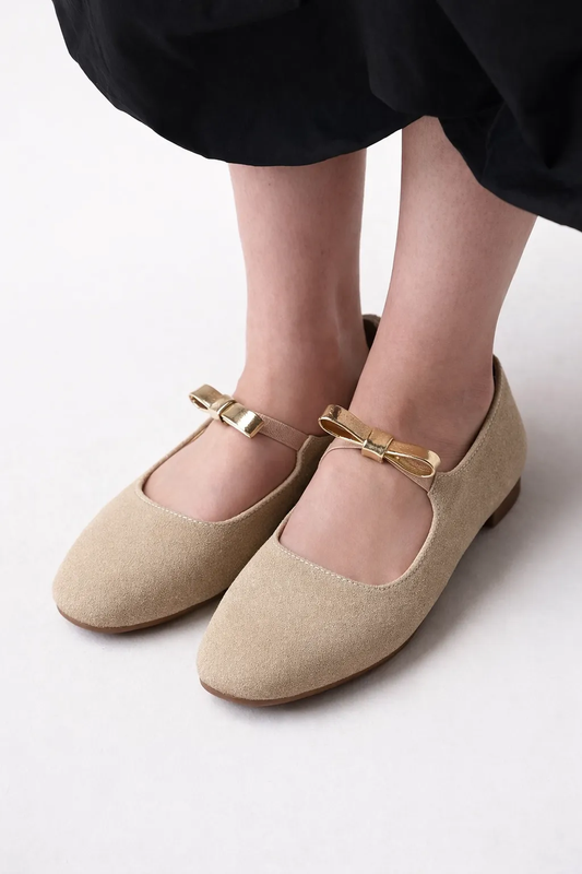 کالج زنانه مدل Stradivarius Flat shoes - FKh83