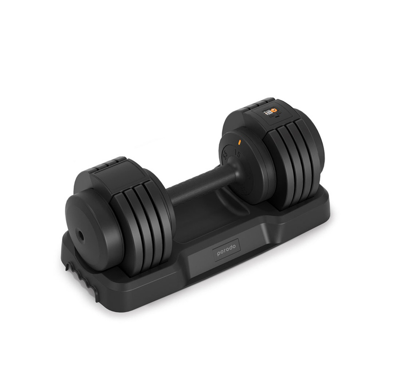 دمبل هوشمند Porodo مدل Smart Dumbbell 55 LB Single Adjustable 