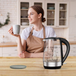 کتری برقی LEPRESSO مدل  360 Transparent Quick-Boil Glass Kettle LPRGKTBK