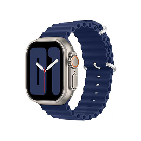 بند اپل واچ گرین لاین مدل FELEX SILICONE 42MM/40MM