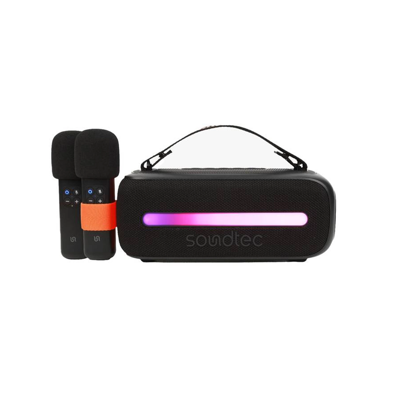 PORTABLE SPEAKER DUAL MIC 24WPD-STWLEP029-BK