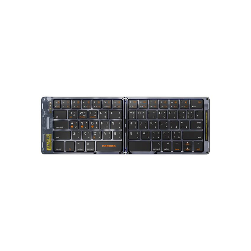 کیبورد تاشو پرودو مدل PORODO TRANS FOLD KEYBOAR ETK03