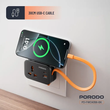شارژر دیواری 30W پرودو مدل PORODO WALL SOCKET PD-FWCH056