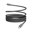 کابل شارژ 60W پاورولوژی مدل POWEROLOGY MAGLINK WEAVE PCAB024GY TYPE-C TO TYPE-C