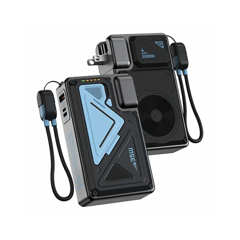 پاوربانک وایرلس و شارژر دیواری 20000 میلی آمپر پاورولوژی مدل POWEROLOGY WALL CHARGER MAGSAFE POWER BANK PPBMH104WH