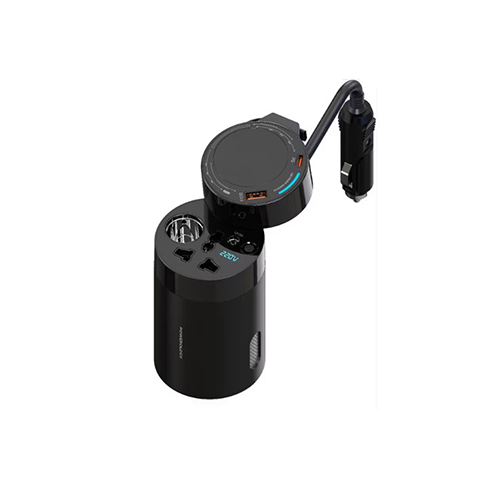 اینورتر فندکی پاورولوژی مدل POWEROLOGY 200W UNIVERSAL PWCPI200W