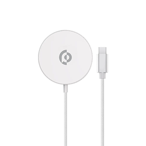 شارژر وایرلس پاورولوژی مدل POWEROLOGY MAGNOVA 25W MAGSAFE CHARGING PAD PWTKWC068SL