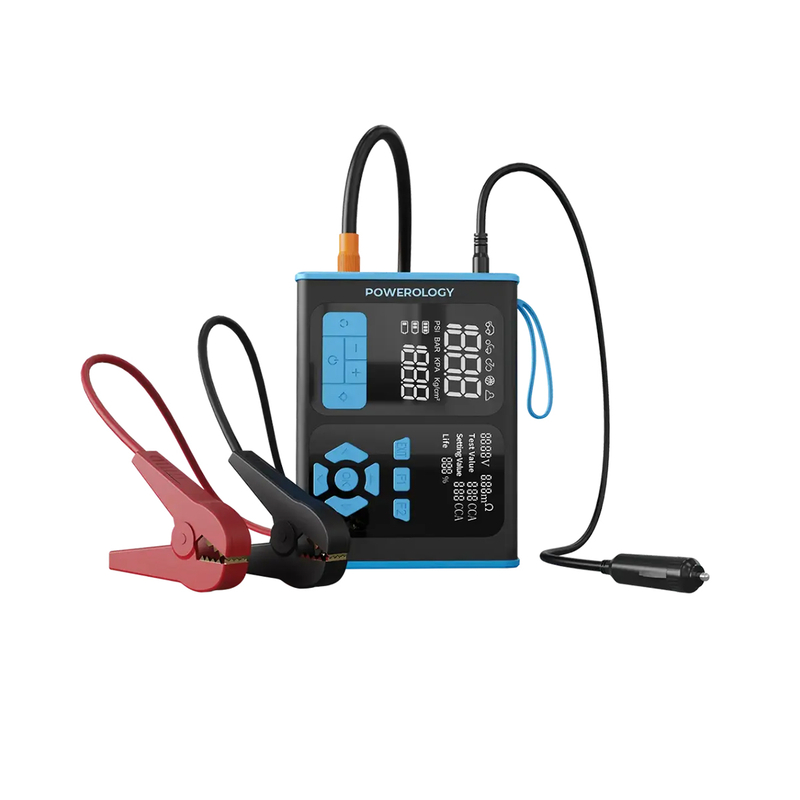 جامپ استارتر،کمپرسور باد و دیاگ پاورولوژی مدل POWEROLOGY JUMP START OBD II DIAGNOSTICS PPBCHA95