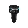 شارژر فندکی 140W پاورولوژی مدل POWEROLOGY TRIPLE-PORT PCCSR025BKGYC