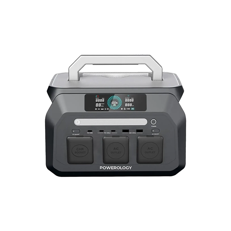 پاور استیشن 800W پاورولوژی مدل POWEROLOGY PORTABLE POWER STATION PWP800WPK
