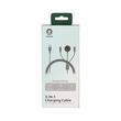 کابل شارژر 3در1 گرین لاین مدل GREEN LION GN3IN1CABLE