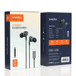 هندزفری سیمی پرودو مدل PORODO SOUNDTEC EARPHONES PD-STWLEP042-BK