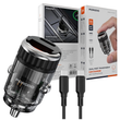 شارژر فندکی 36W با کابل تایپ سی به تایپ سی پرودو مدل PORODO DUAL PORT CAR FAST CHARGER PDFWCH086LBK