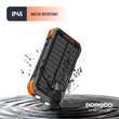پاوربانک خورشیدی 20000 میلی آمپر پرودو مدل PORODO SOLAR POWER BANK PDPBFCH070BK