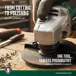سنگ فرز شارژی گرین لاین مدل GREEN LION GAG-900 CORDLESS ANGLE GRINDER TOOL GNGAG900GRGN