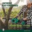 اره زنجیری شارژی گرین لاین مدل GREEN LION GES-8 BRUSHLESS CORDLESS CHAINSAW GNOCSWTLGN