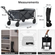 چرخ دستی مدل COLLAPSIBLE FOLDING OUTDOOR UTILITY WAGON