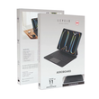 کیبورد آیپد 11PRO لِولو مدل LEVELO AEROBOARD SAFFIANO LEATHER WIRELESS KEYBOARD LVLABKP11BK