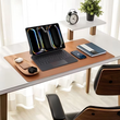 کیبورد آیپد 11PRO لِولو مدل LEVELO AEROBOARD SAFFIANO LEATHER WIRELESS KEYBOARD LVLABKP11BK