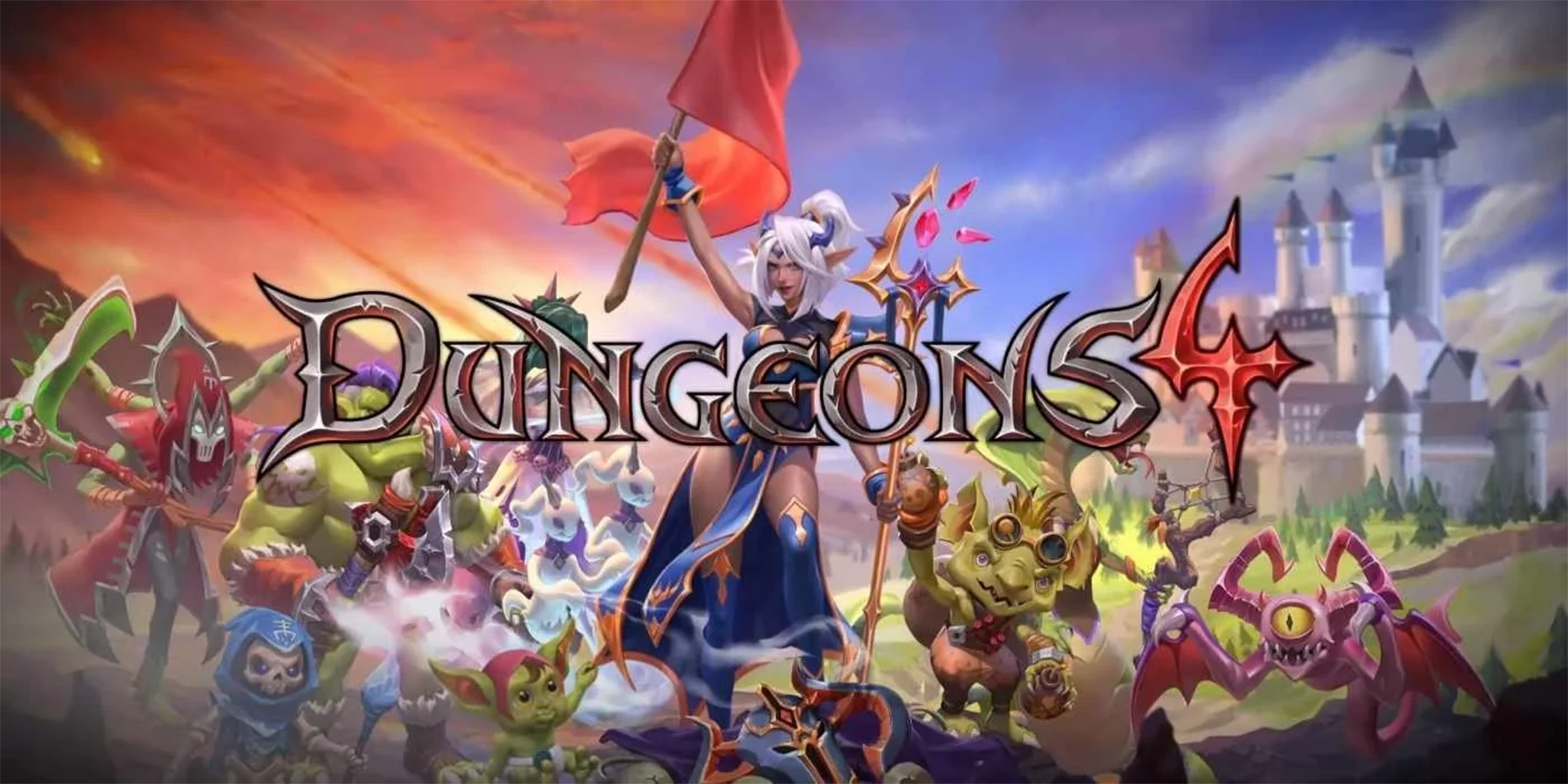 بازی استراتژی و مدیریت سیاهچال Dungeons 4 در گیم پس