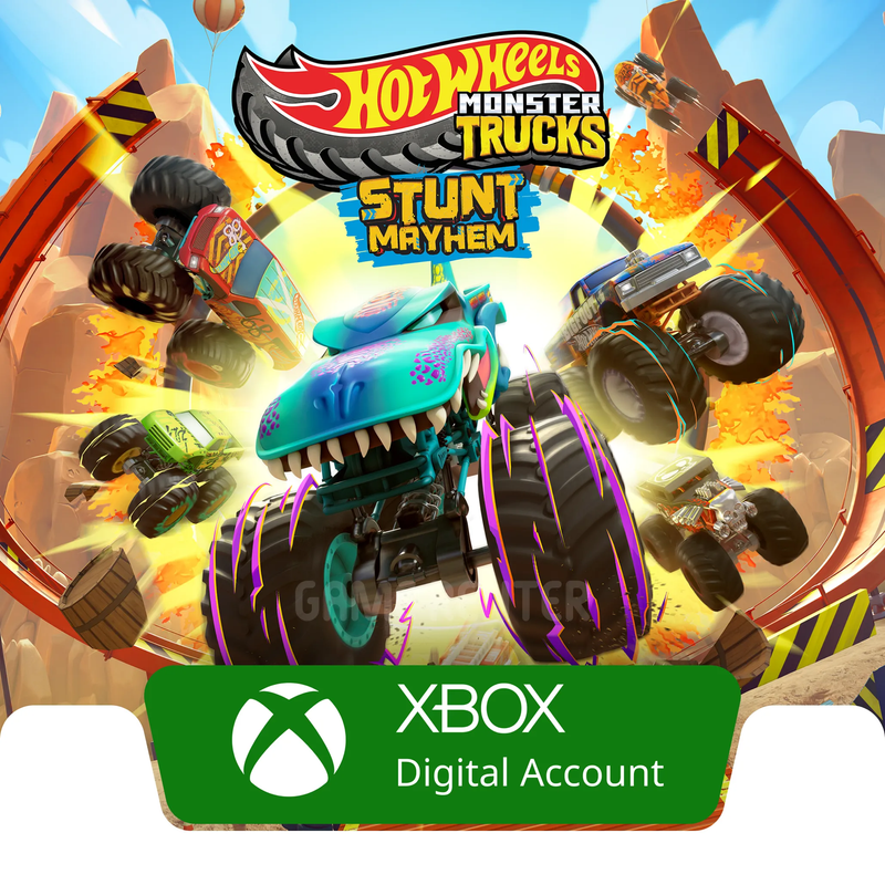 خرید بازی دیجیتالی Hot Wheels Monster Trucks: Stunt Mayhem - Xbox