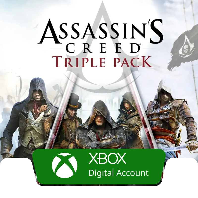 خرید بازی دیجیتالی Assassin's Creed Triple Pack - Xbox