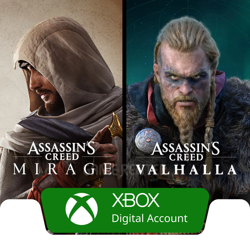 خرید اکانت دیجیتالی Assassin’s Creed Mirage + Assassin's Creed Valhalla Bundle - Xbox