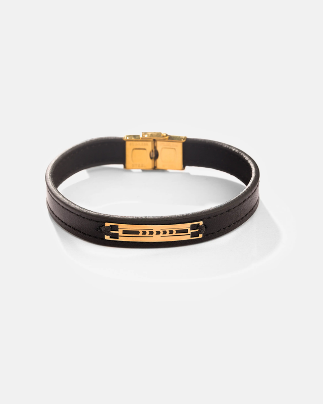 دستبند چرم مردانه