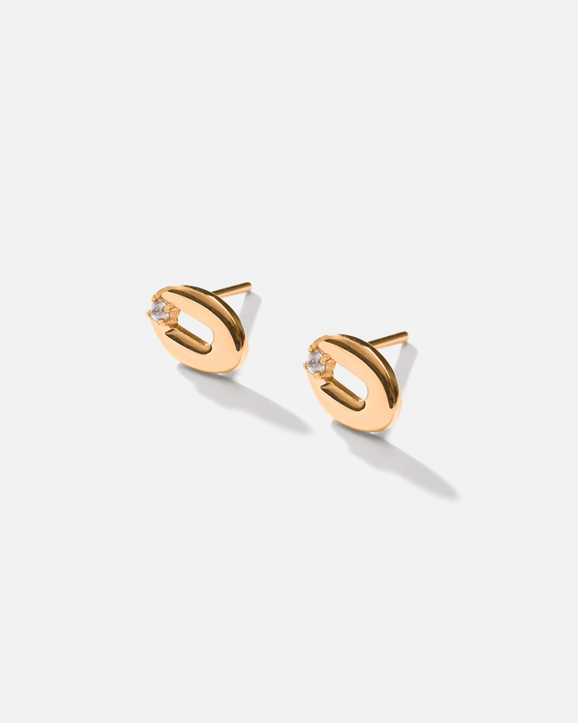 گوشواره اوال تک سنگ