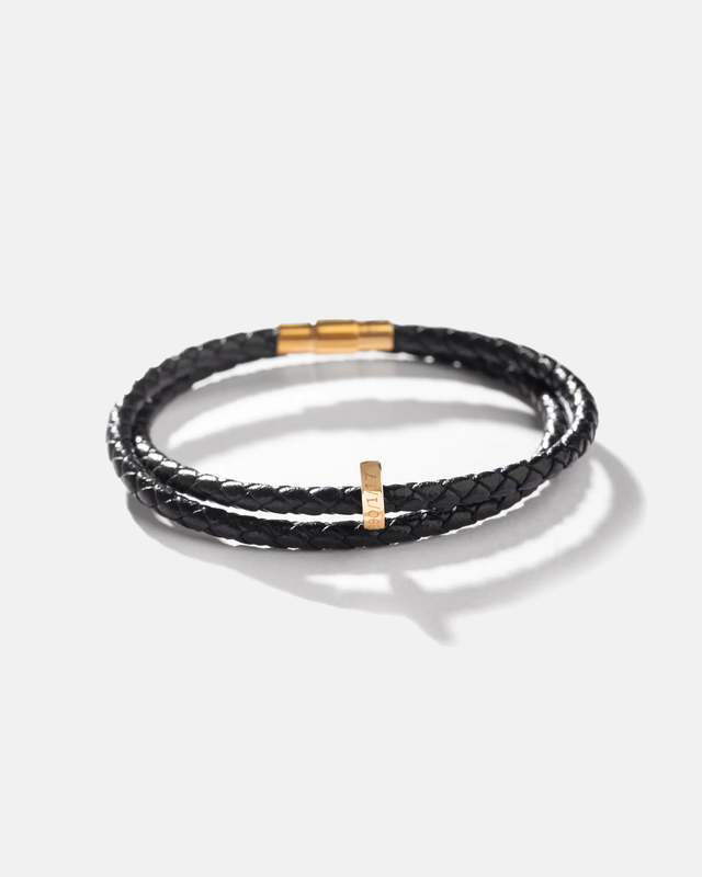 دستبند چرم مردانه رینگ