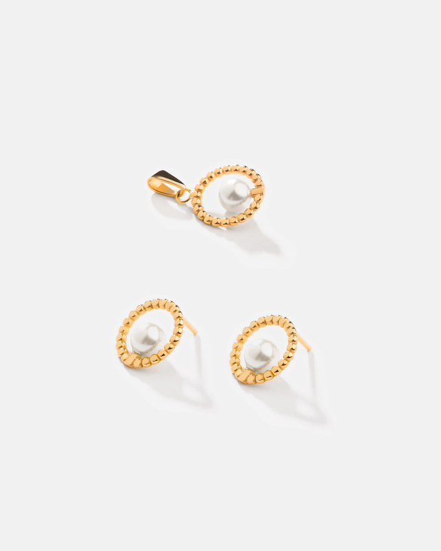 نیم ست مروارید گوارسه