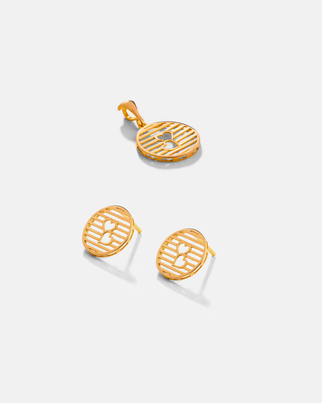 نیم ست قلب و دایره