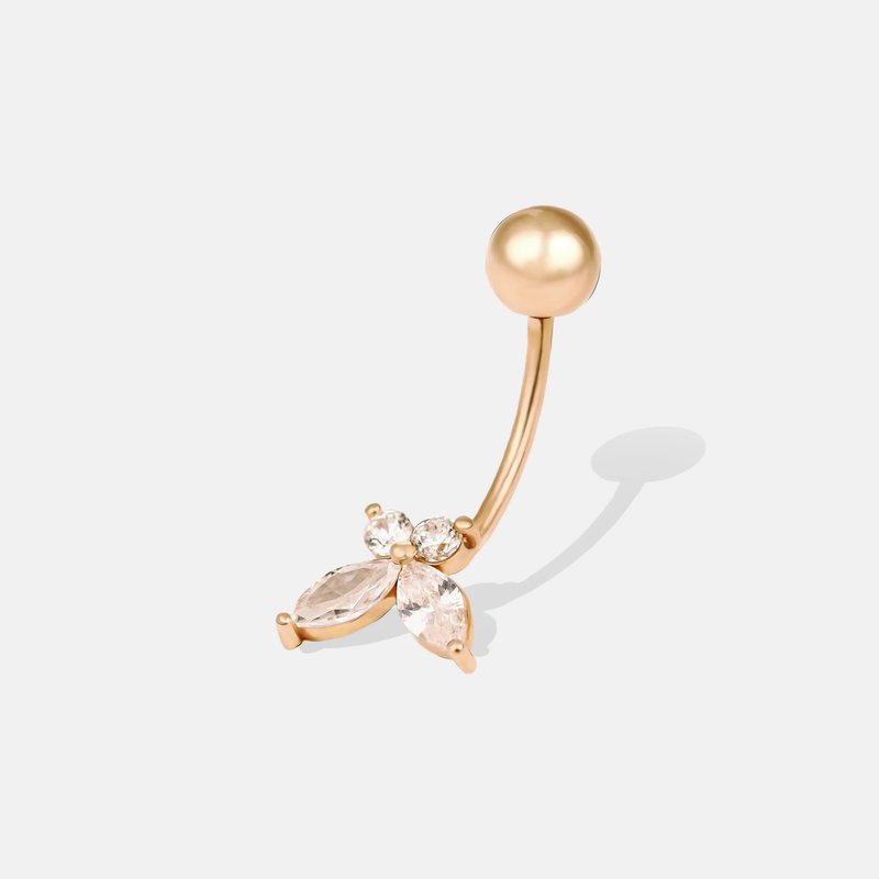 پیرسینگ ناف پروانه