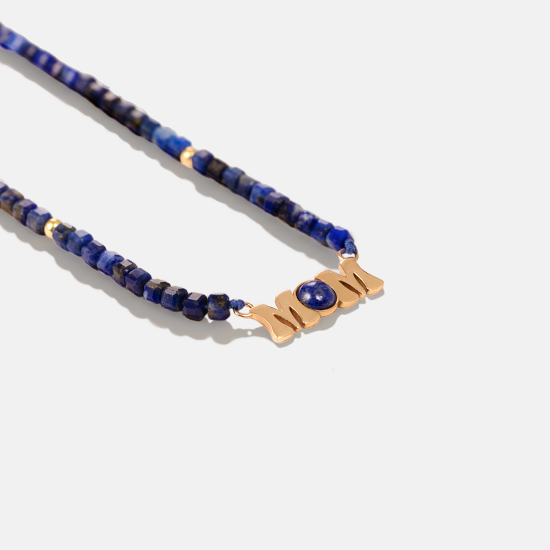 گردنبند MOM لاجورد