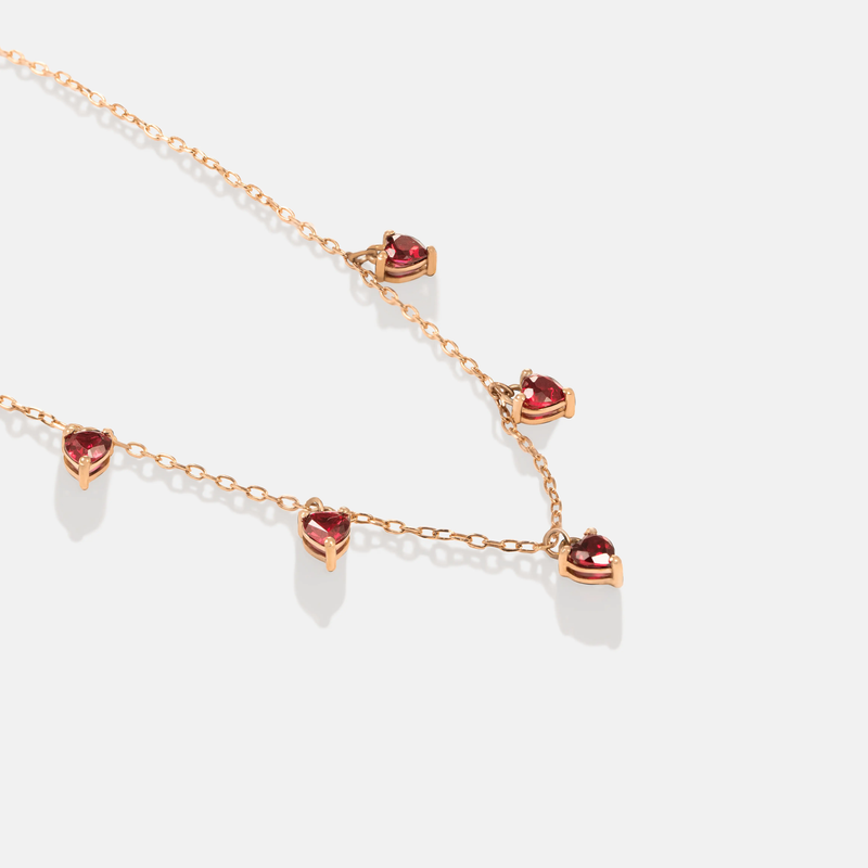 گردنبند قلب سرخ